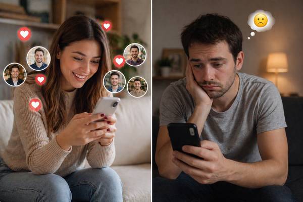 Hommes et femmes face aux rencontres sur internet